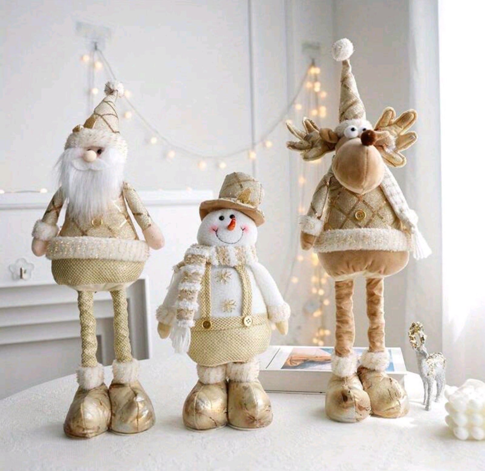 Christmas decorative figures and dolls