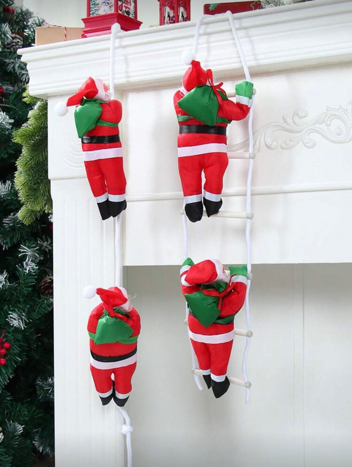 climbing santa claus