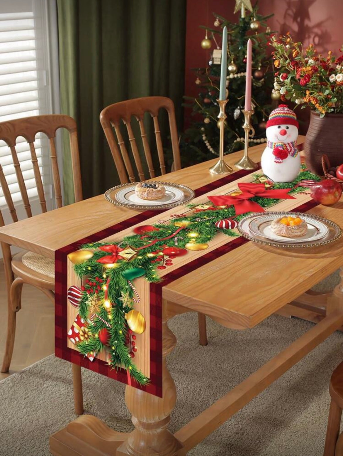 christmas table runner