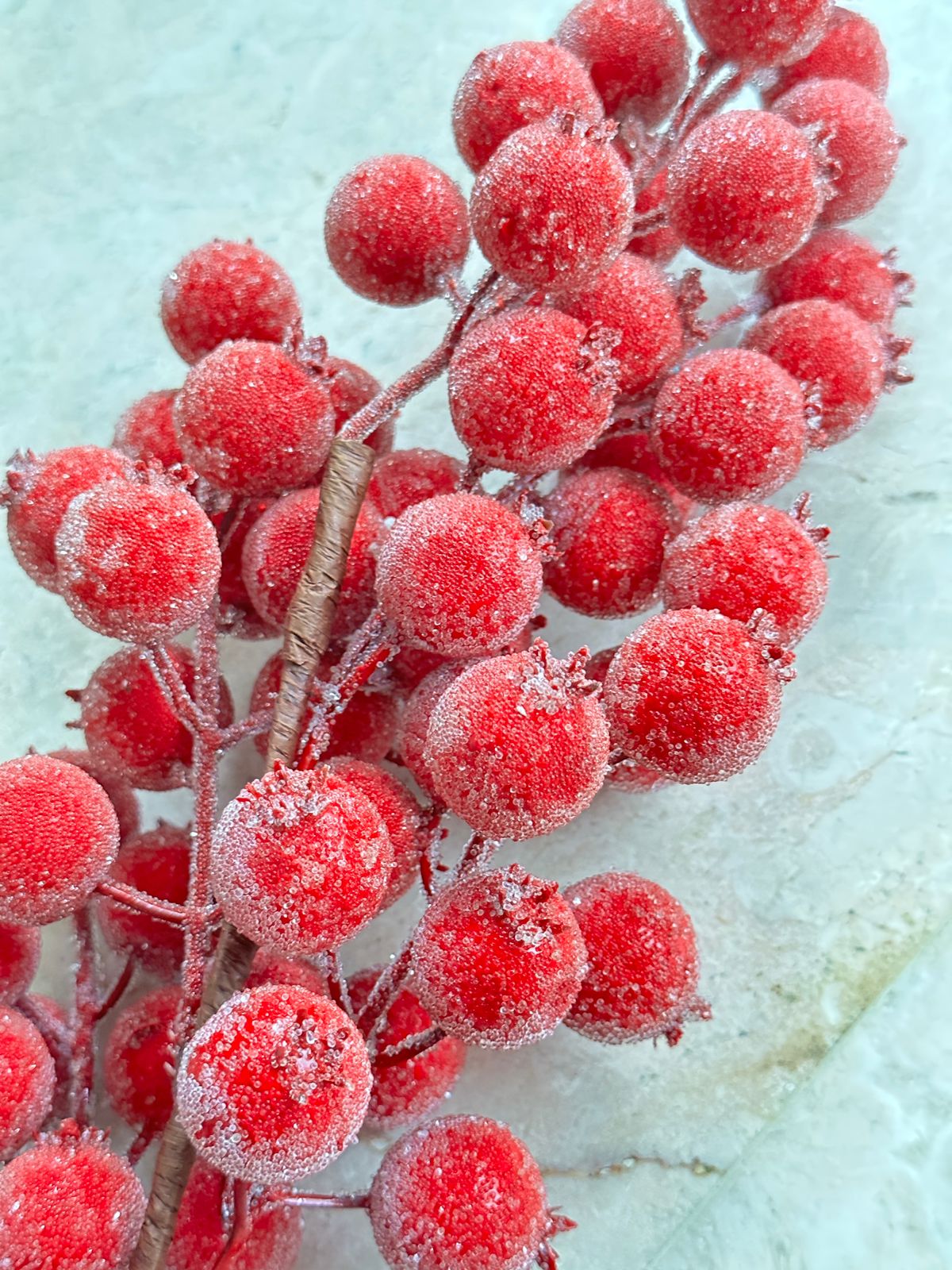 60 PCs Pomegranate branch tree ornament big size