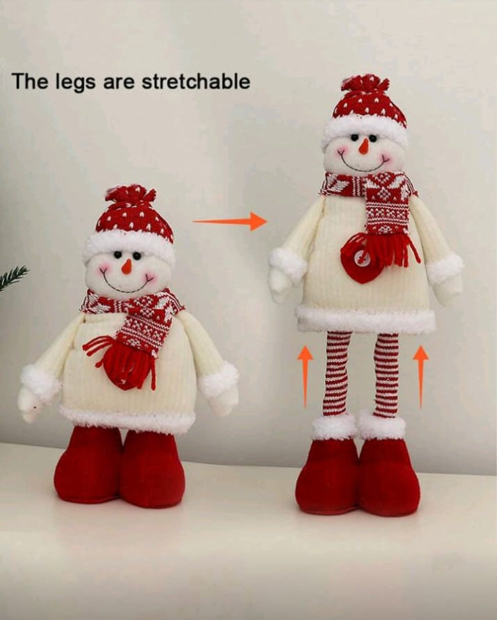 Adjustable length Christmas figure dolls